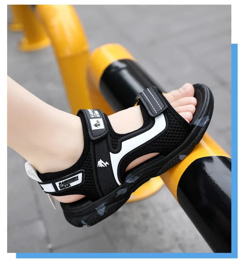 Trendy Kids Camouflage Beach Strap Sandals
