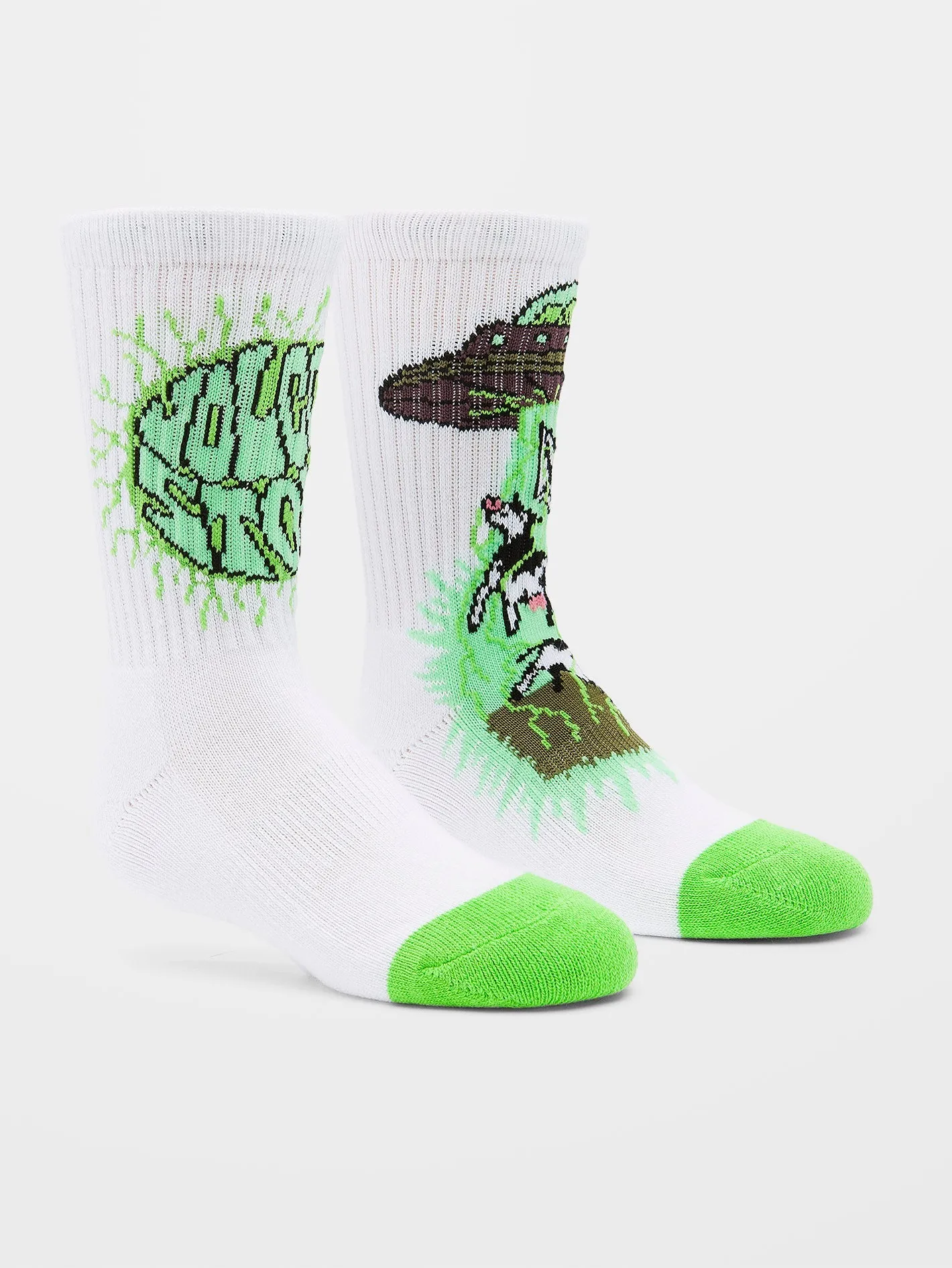 Udder Space Socks - White - (KIDS)