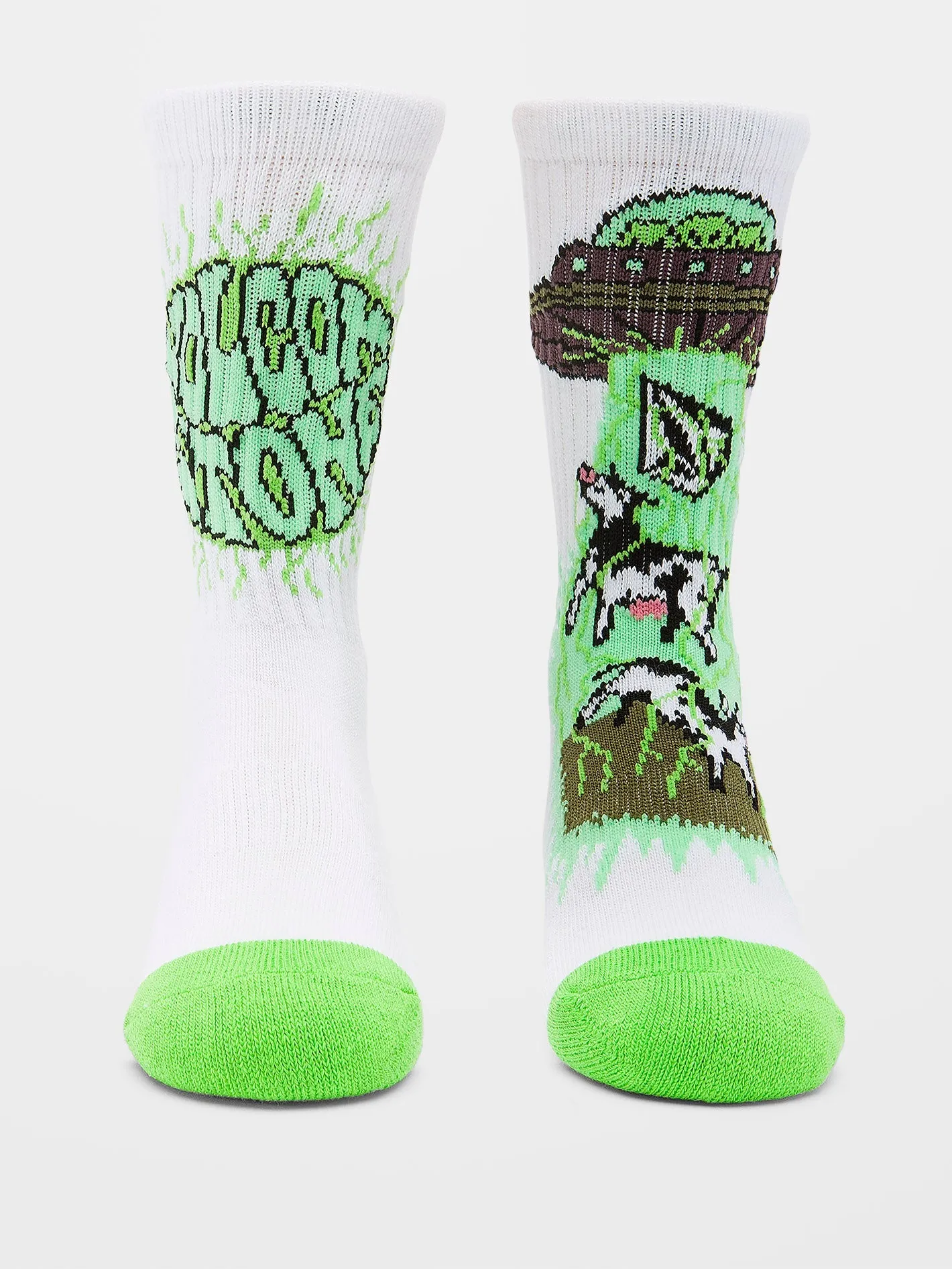 Udder Space Socks - White - (KIDS)