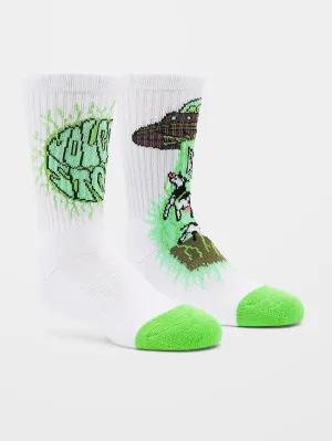 Udder Space Socks - White - (KIDS)