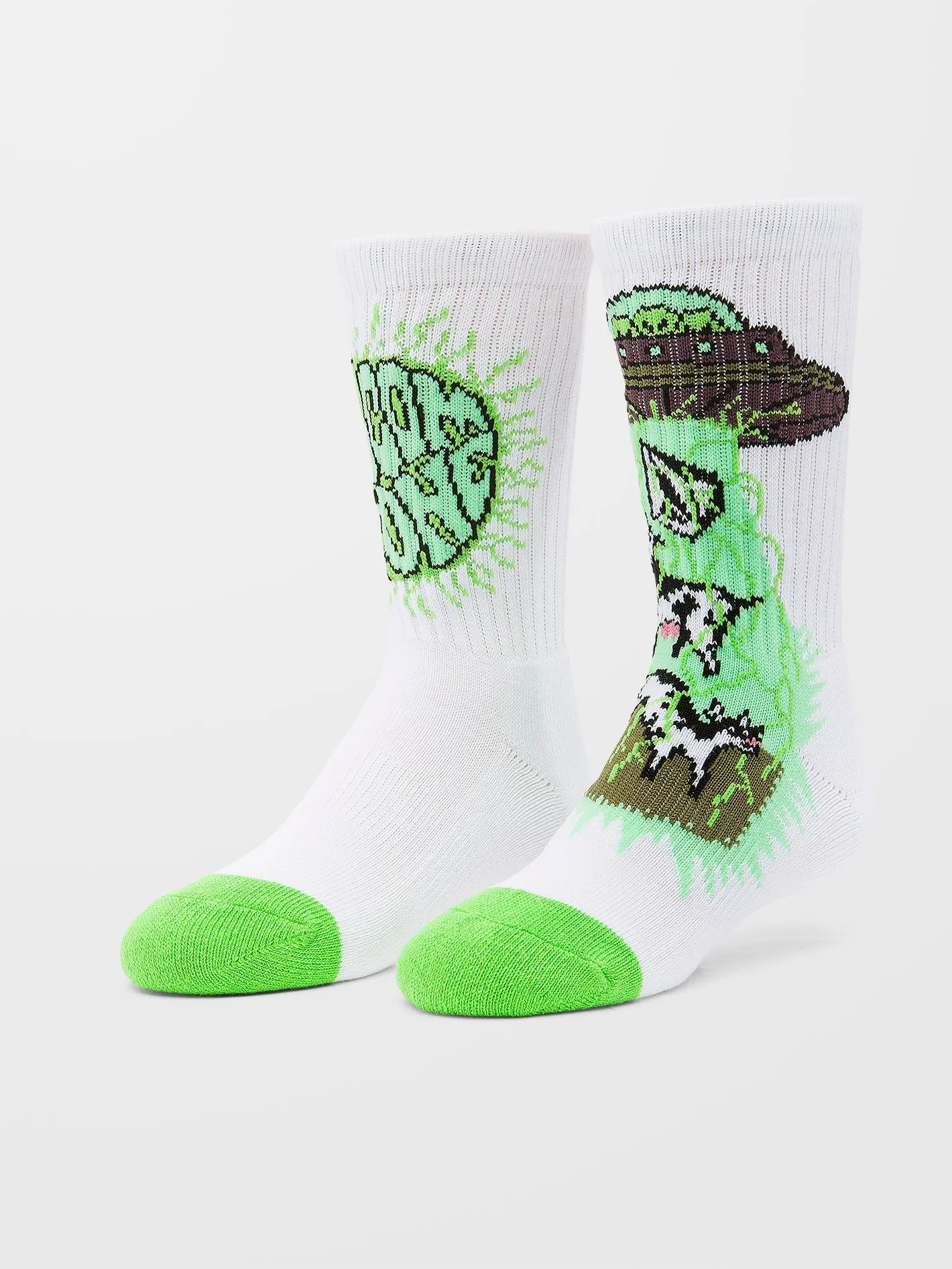 Udder Space Socks - White - (KIDS)