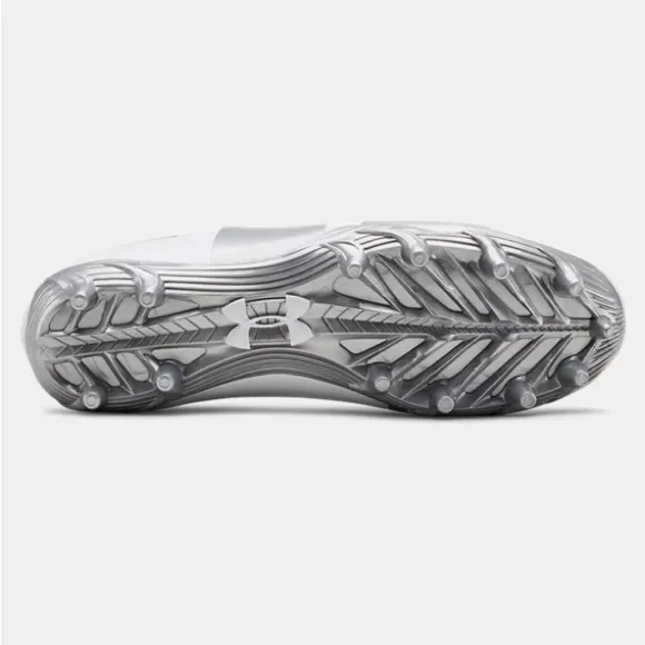 Under Armor Boys' UA C1N MC Jr. Football Cleats in White