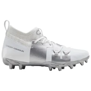 Under Armor Boys' UA C1N MC Jr. Football Cleats in White