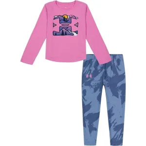 Under Armour Girls' UA Plume Wave Icon Set - Island Orchid