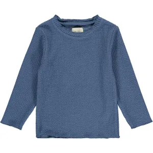 Vignette Blue Kennedy Mock Turtle Neck