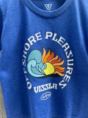 Vissla Kid Offshore Tee Royal Heather