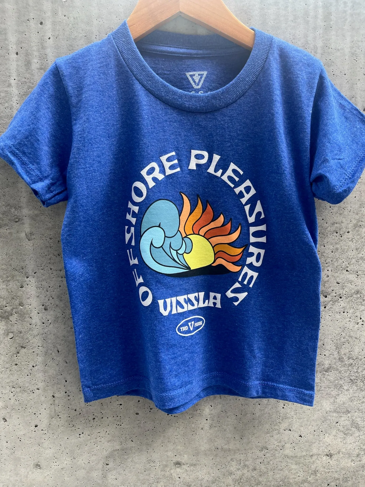Vissla Kid Offshore Tee Royal Heather