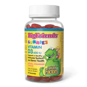 Vitamin D3 600IU - 60 gummies