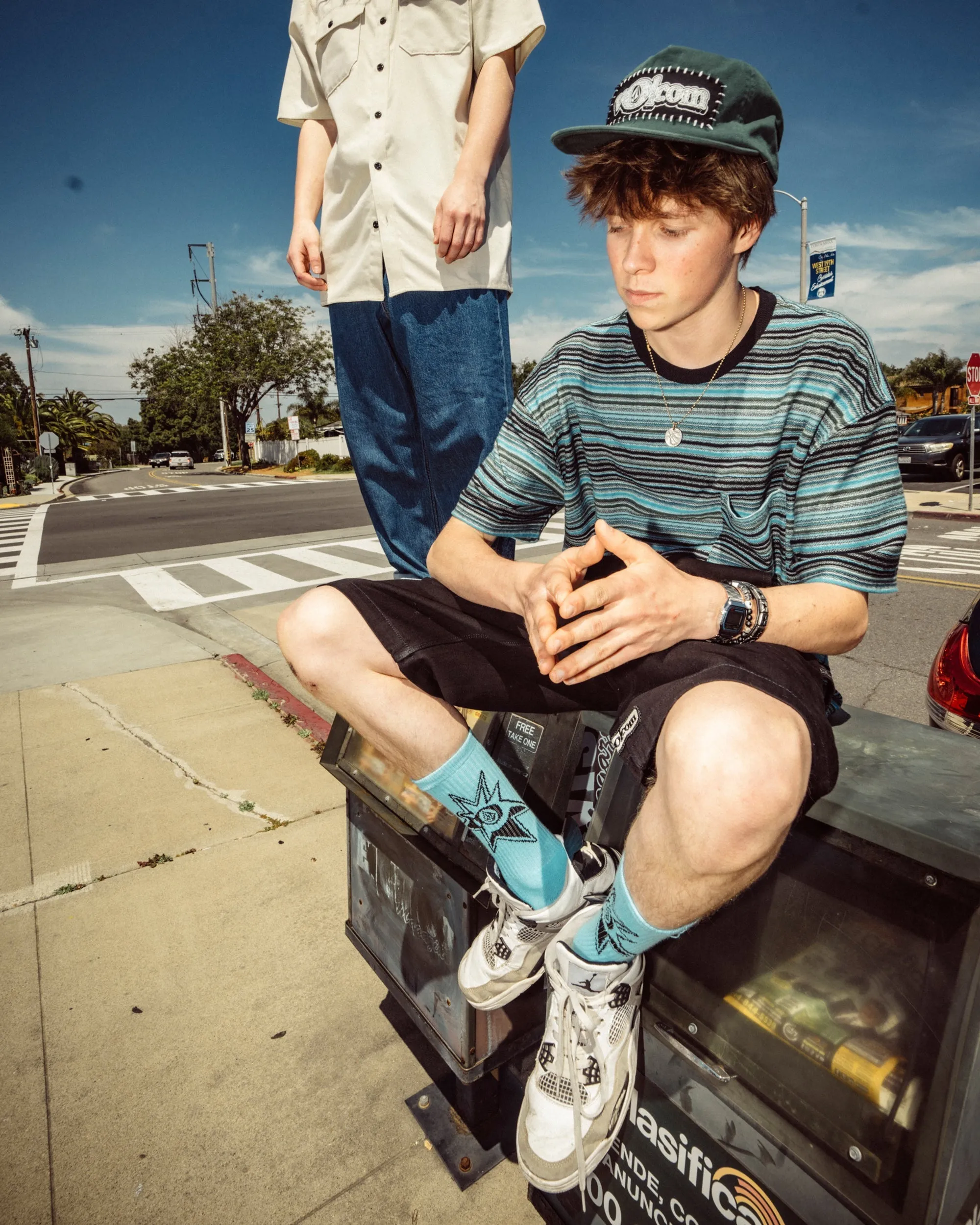 Volcom Ent Socks - RESIN BLUE