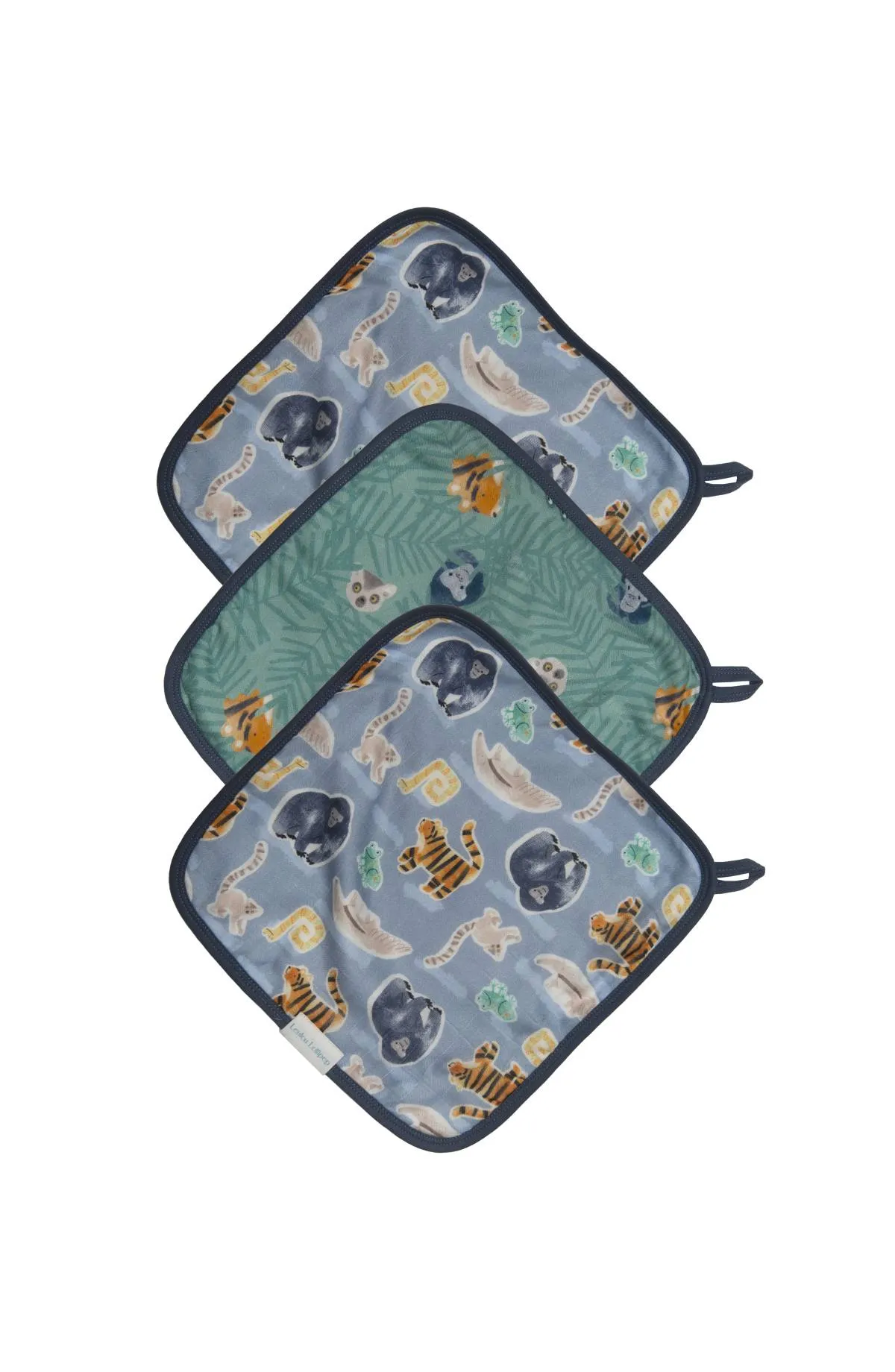 Washcloth Set - 3 Pack - Jungle Friends
