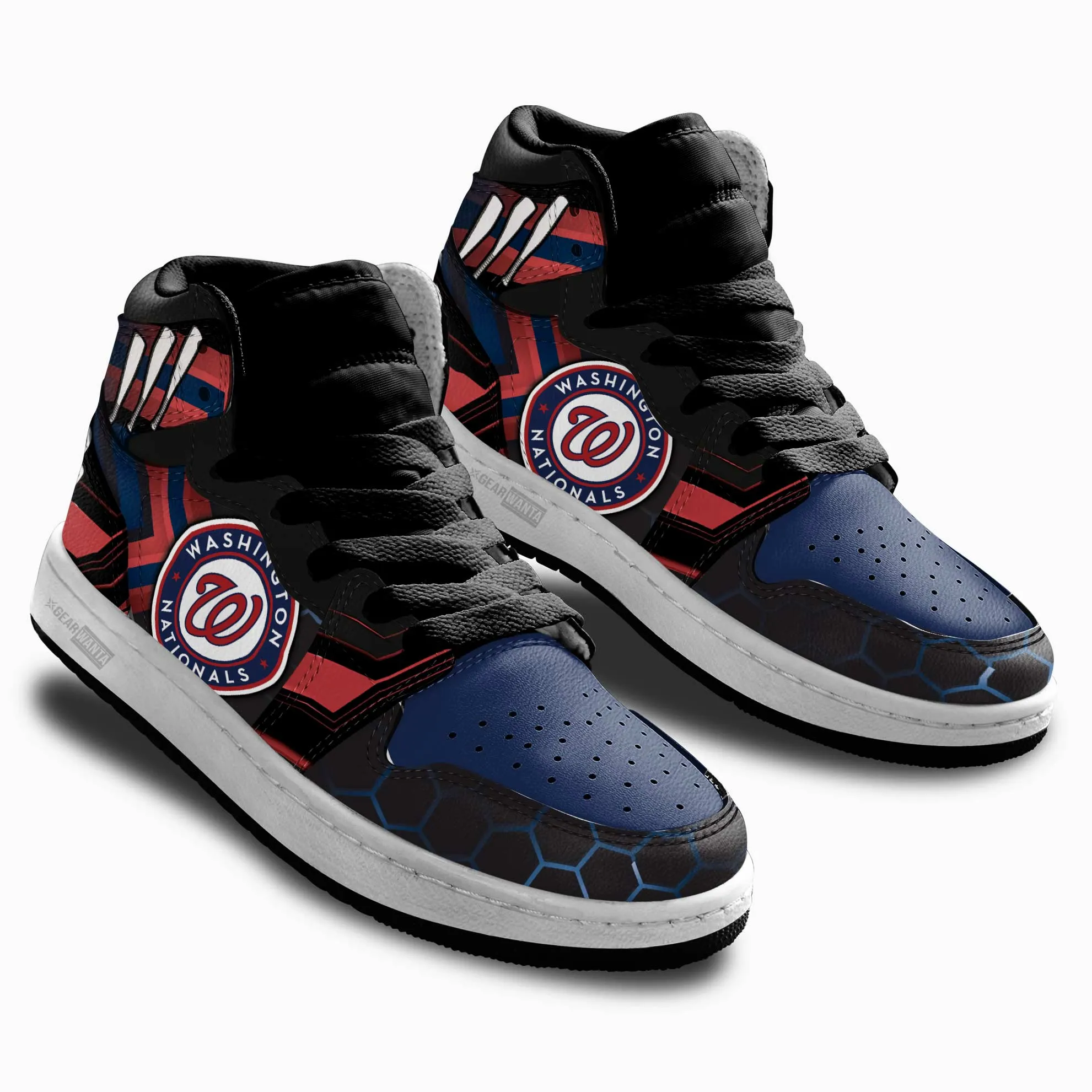 Washington Nationals Kid J1s Sneakers Custom