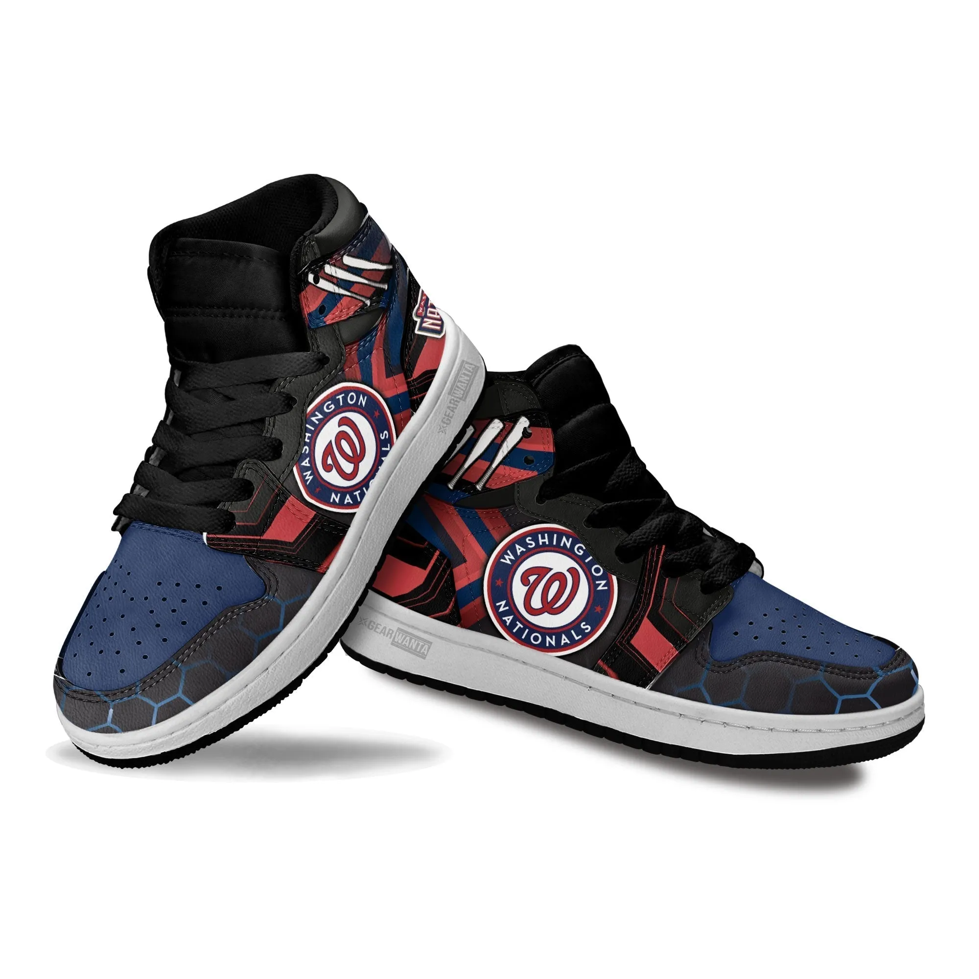 Washington Nationals Kid J1s Sneakers Custom