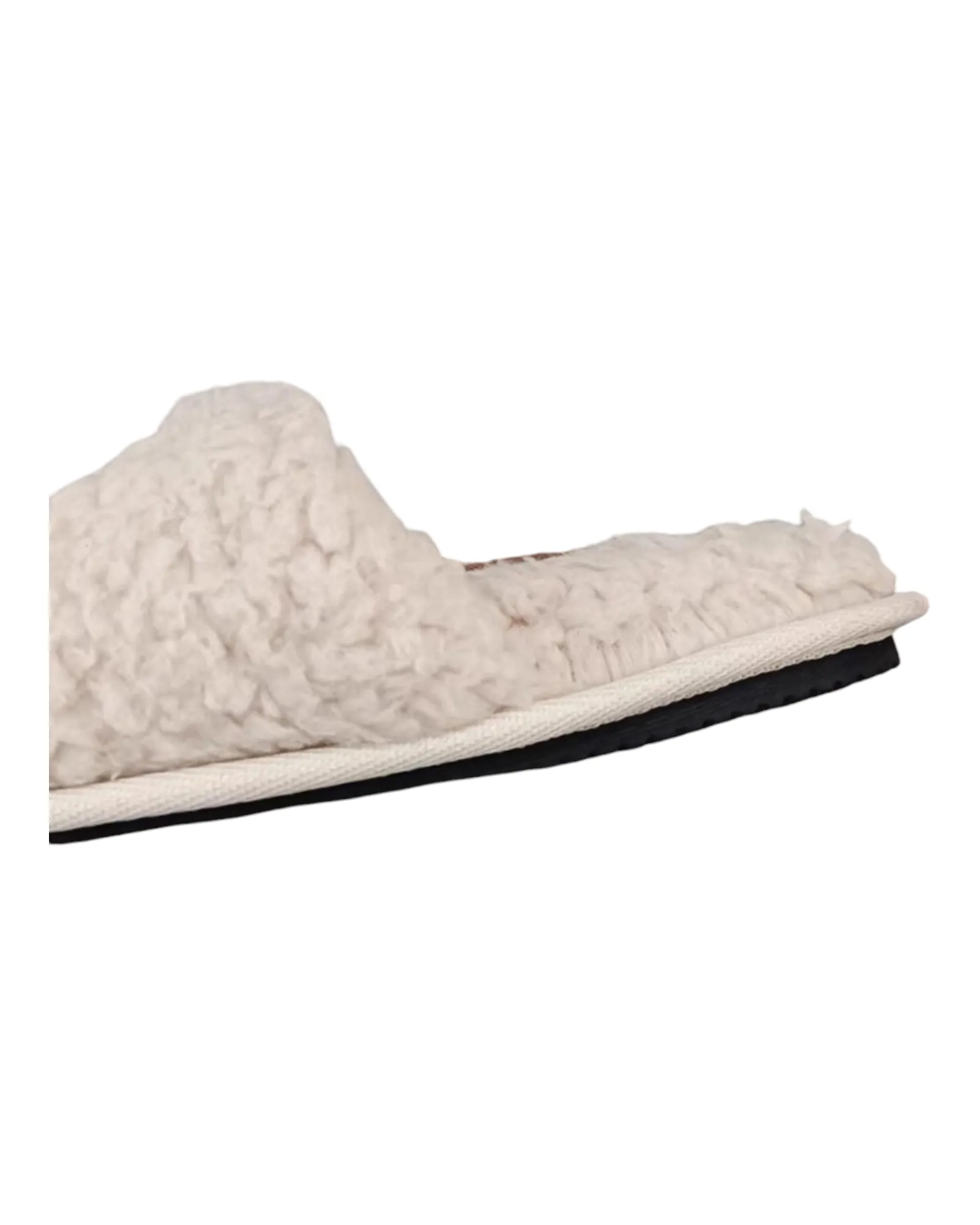 White Fluffy Cat Slippers