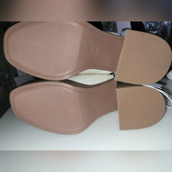 Women's 11 Men's 9 Universal Thread 3.75&quot; Chunky Block High Heel Slip On Mule