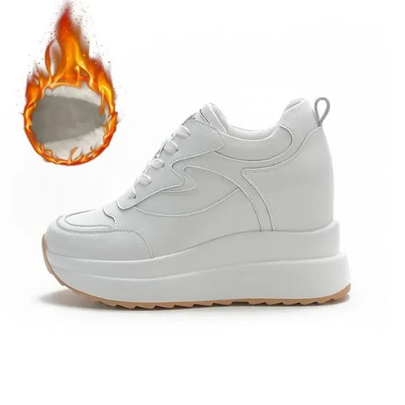 Womens Leather winter Sneakers