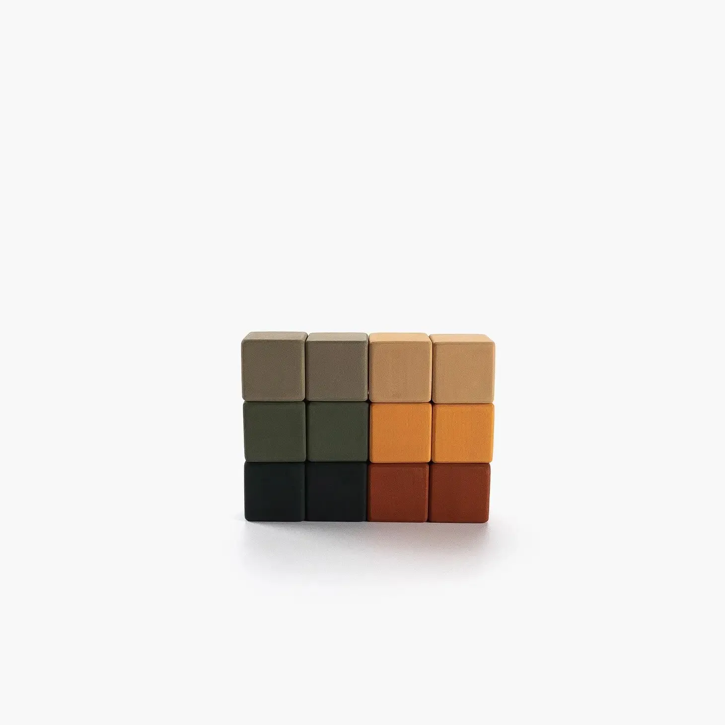 Wooden Blocks Set - 12pcs