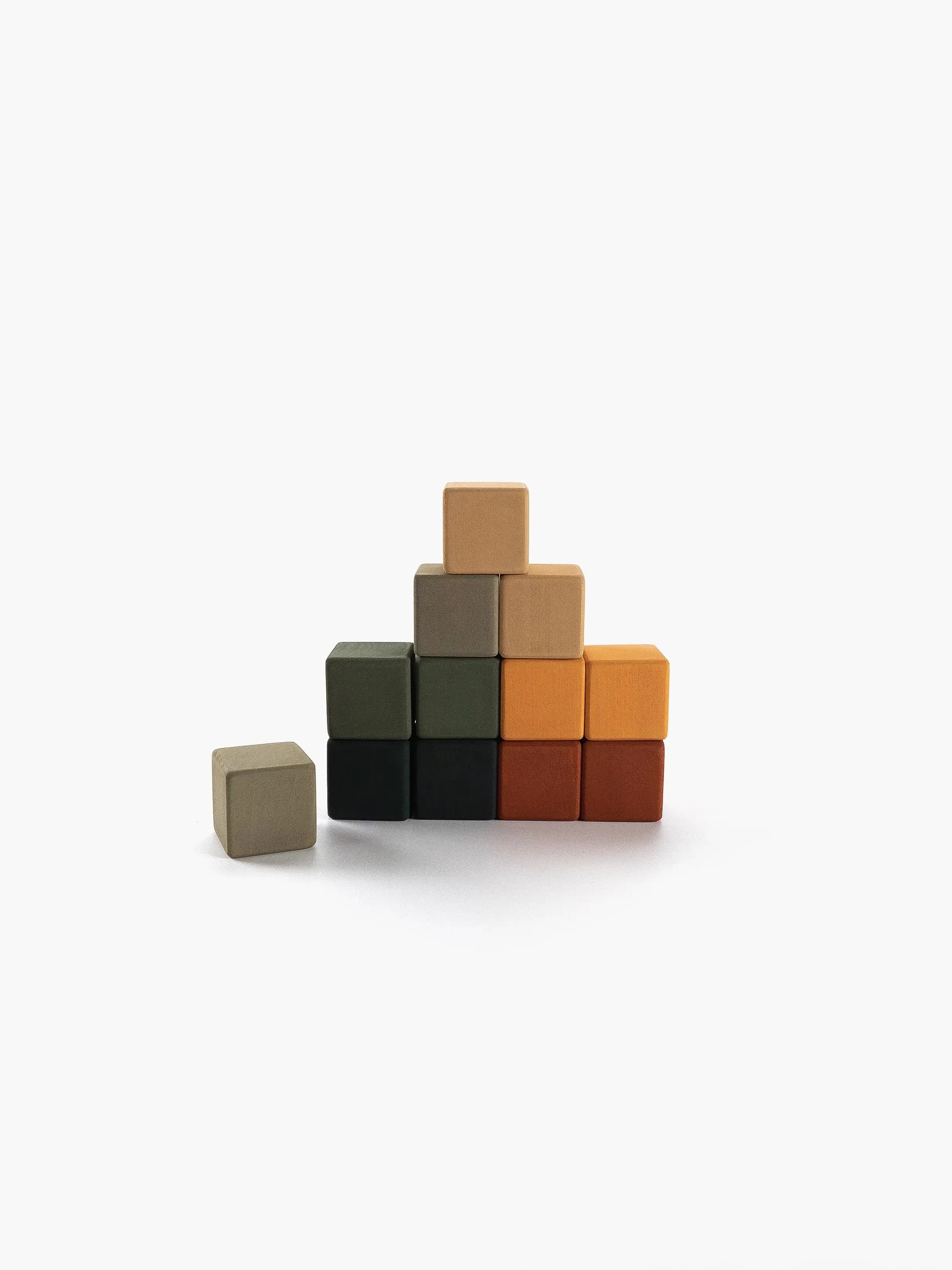 Wooden Blocks Set - 12pcs