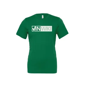 Youth Classic Logo Tee - White over Green