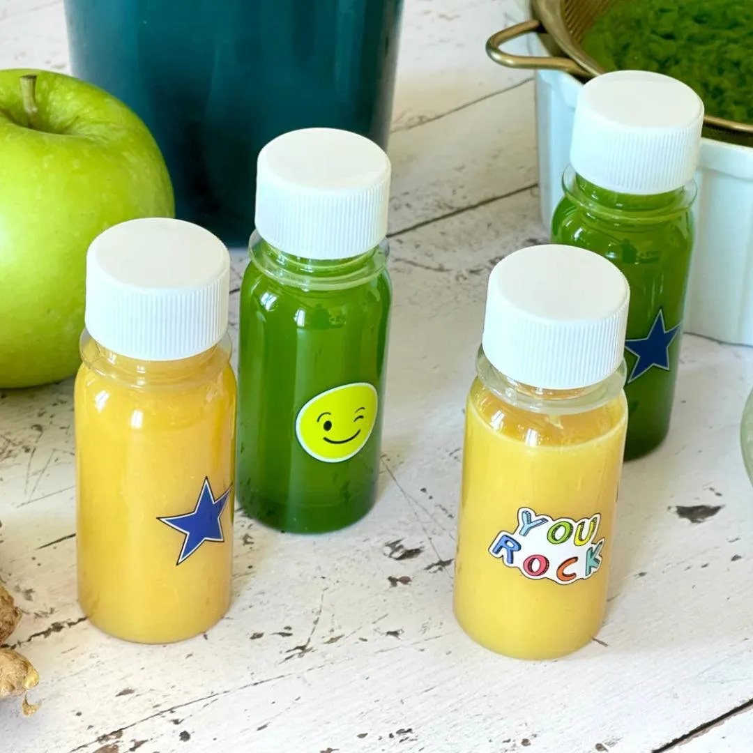 Yumbox Mini Wellness 60ml Juice Bottles - Set of 6